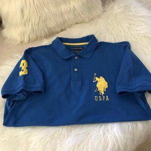 USPA #3 BRIGHT BLUE POLO